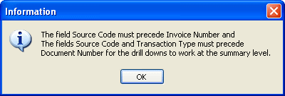 Image of Information screen.