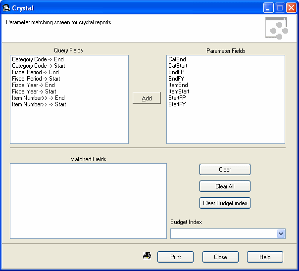 Image of Crystal screen.