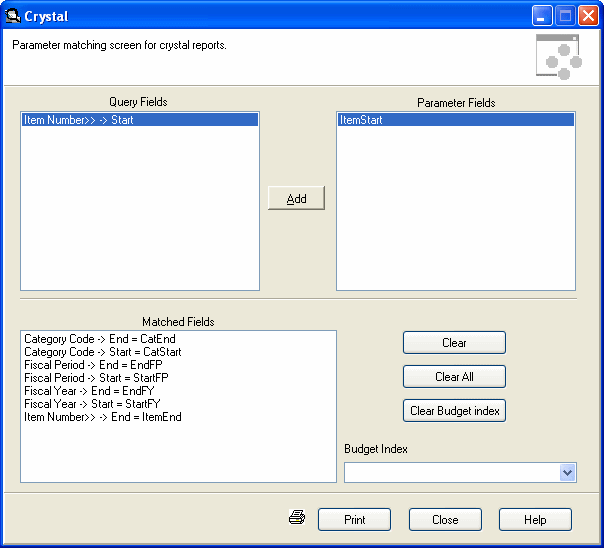 Image of Crystal screen.