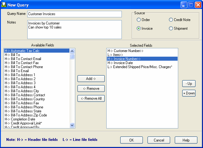 Code Screen Or Query Window Image New/Modify Window