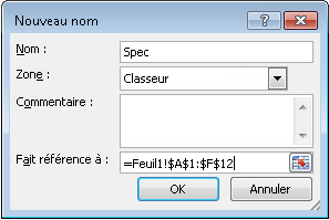 Image montrant l'écran Nouveau nom